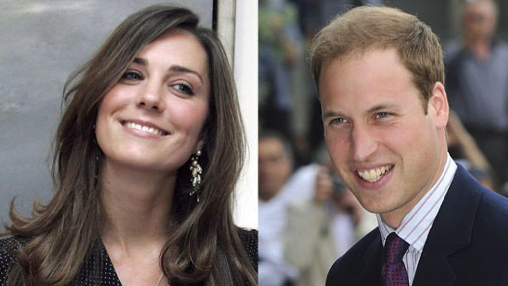 Prinssi William ja Kate Middleton kuvattuna vuonna 2007.