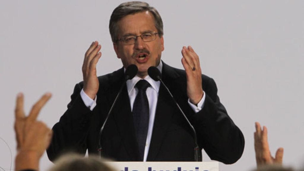 Puolan presidentti Bronislaw Komorowski (EPA)