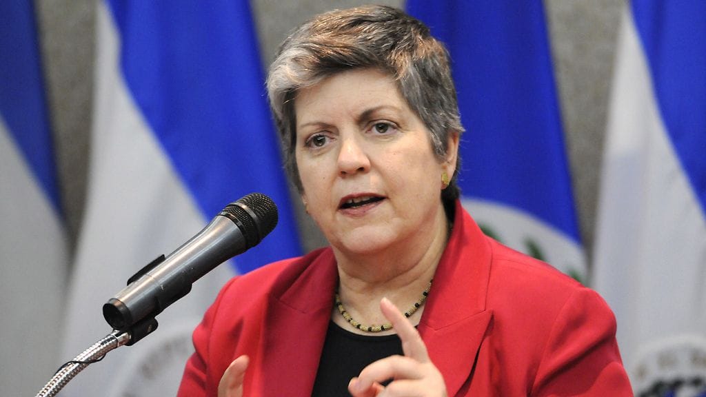 Janet Napolitano.