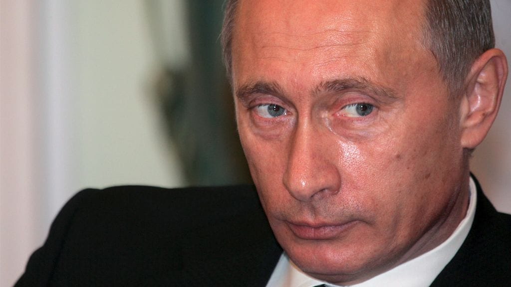 Presidentti Vladimir Putin Shanghai-yhteistyön tapaamisessa Moskovassa 26. lokakuuta 2005.