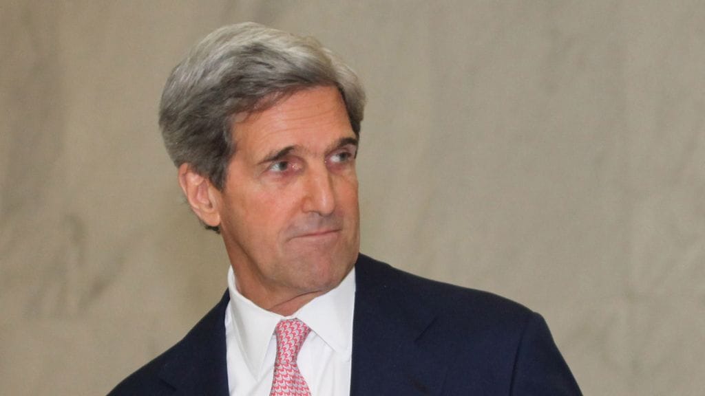 USA:n ulkoministeri John Kerry vierailee Etelä-Koreassa.