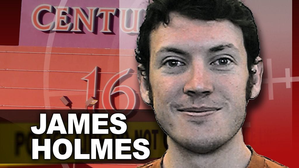 Denverin verilöylystä epäilty James Holmes.