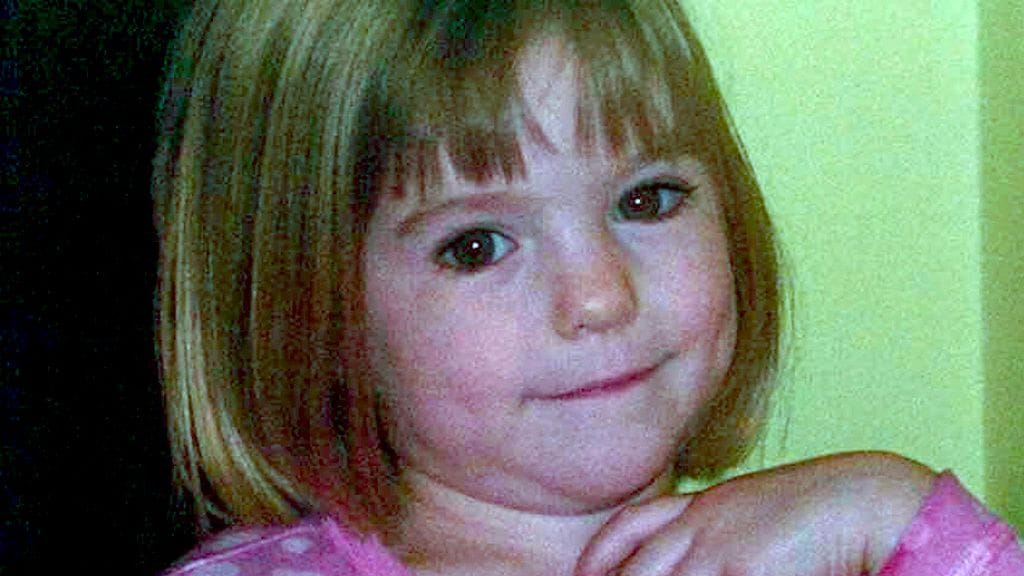 Madeleine oli 3-vuotias kadotessaan lomamatkalla Praia da Luzissa Algarven rannalla Portugalissa toukokuussa 2007.