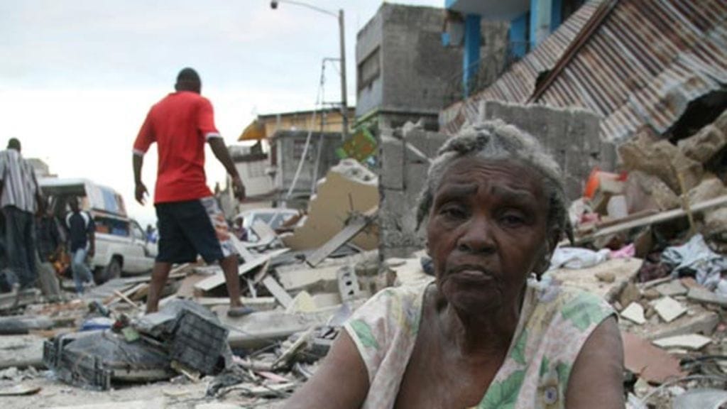 Haitin maanjäristys 13.01.2010 aiheutti köyhässä maassa erittäin suurta tuhoa. Kuva: Lehtikuva.