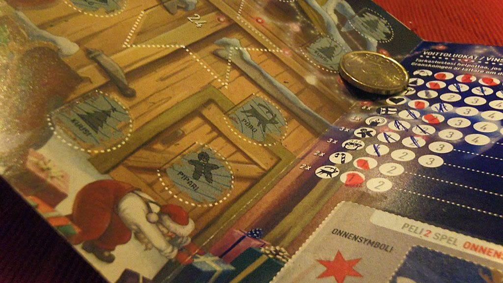 Veikkauksen joulukalenteriarpa on ollut jo vuosia suosittu arpa