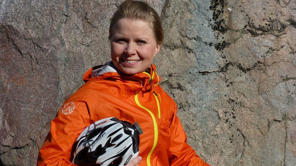 Miina Manninen poseerasi MTV:llä 24.4.2014.