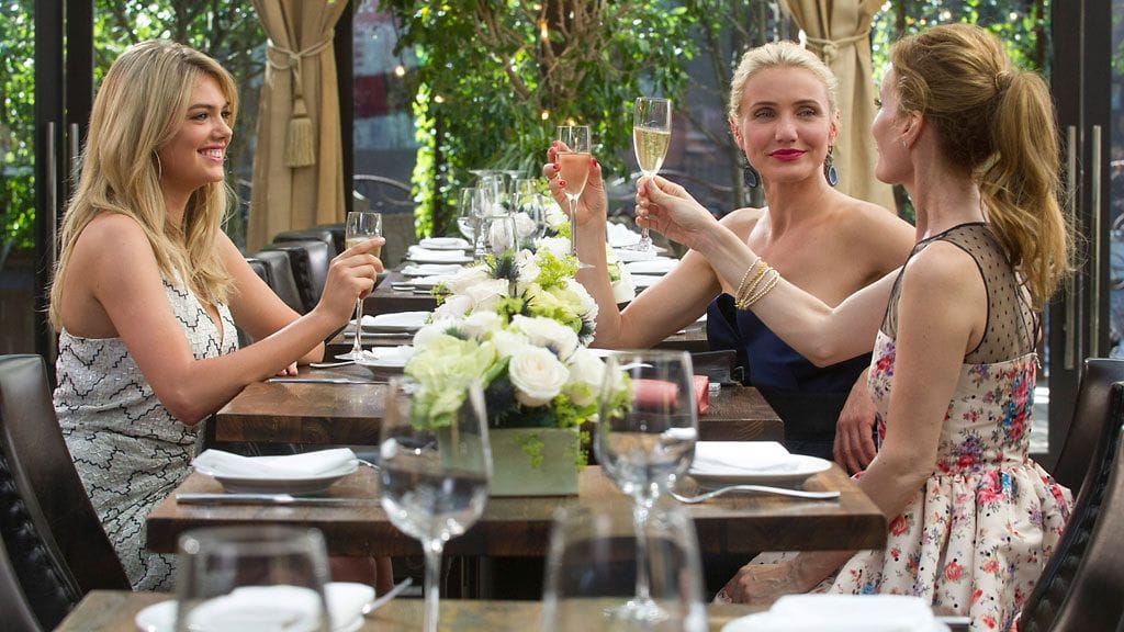 Cameron Diaz, Kate Upton ja Leslie Mann Se toinen nainen -elokuvassa