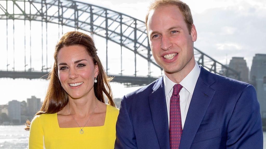 Catherine säteili onnellisena Australian auringon alla.