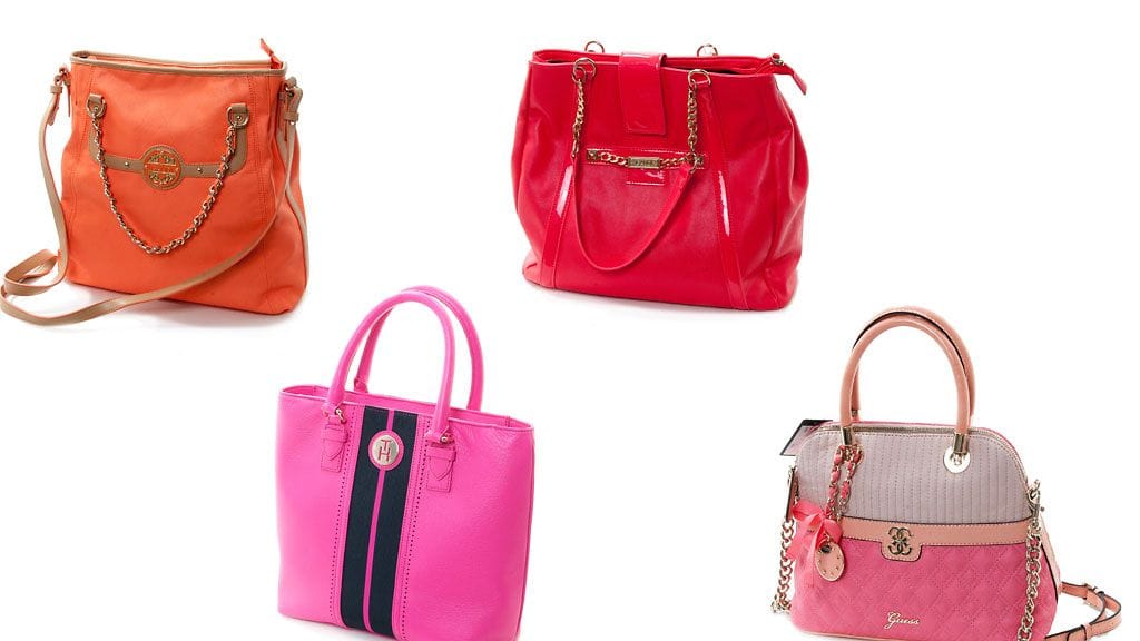 Kopioi tyyli! Laukut: Ylärivi Gaudi, alarivi Tommy Hilfiger, Guess