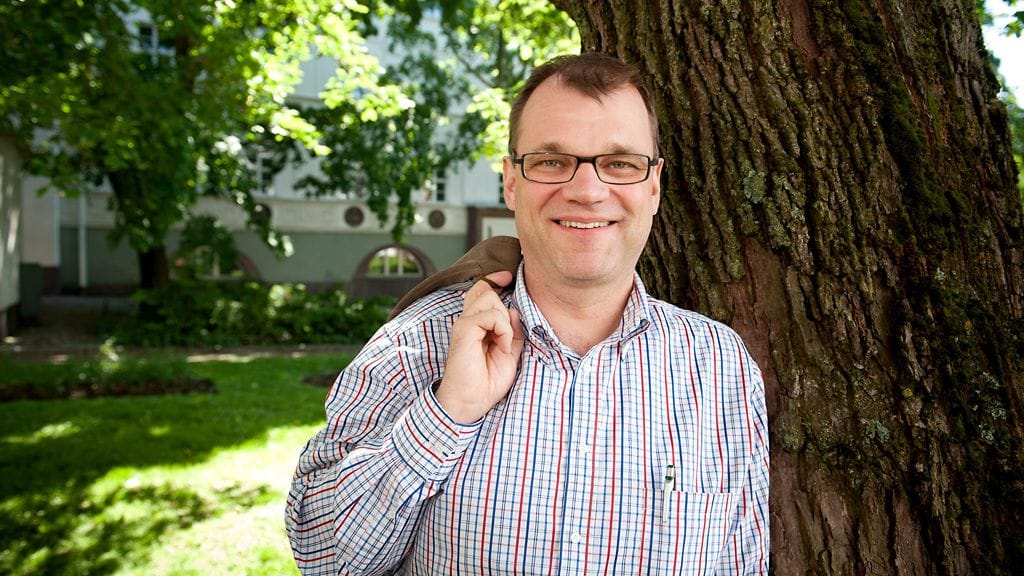Keskustan puheenjohtaja Juha Sipilä Helsingissä kesäkuussa 2012.