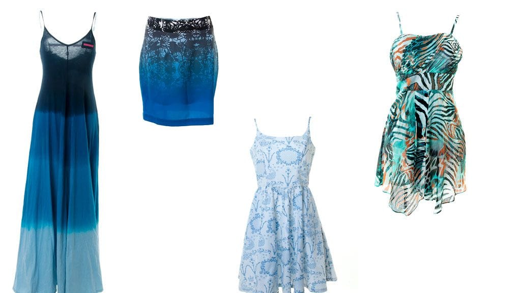 Kopioi mekkotyyli! Mekot oikealta vasemmalle: Superdry, Nümph, Superdry, MARCIANO Guess