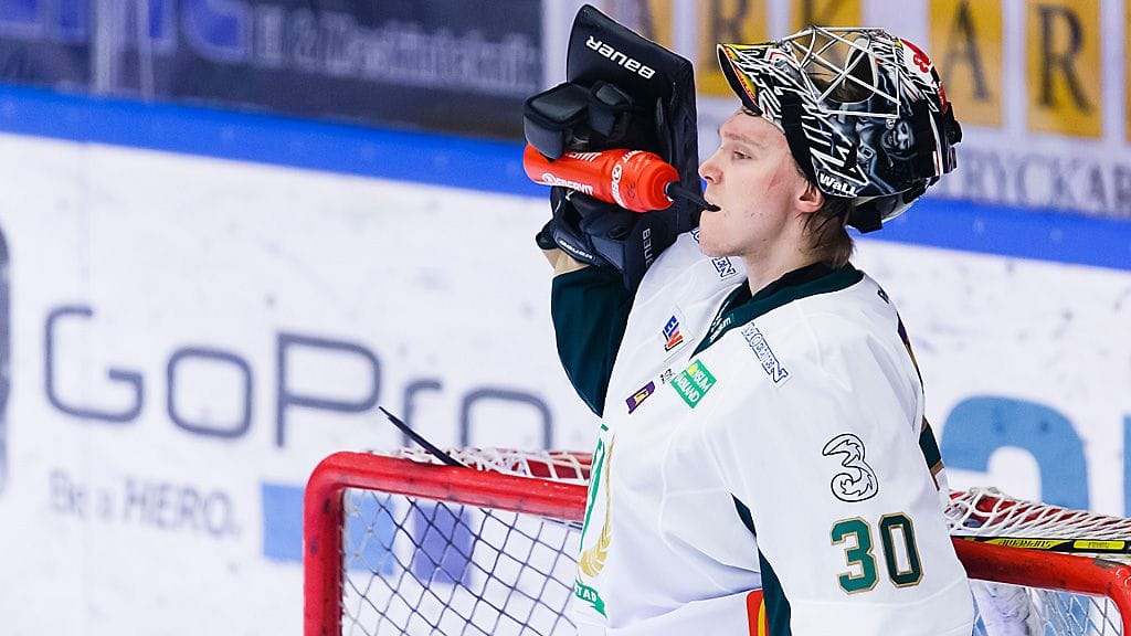 Pekka Tuokkola Färjestad-paidassa.