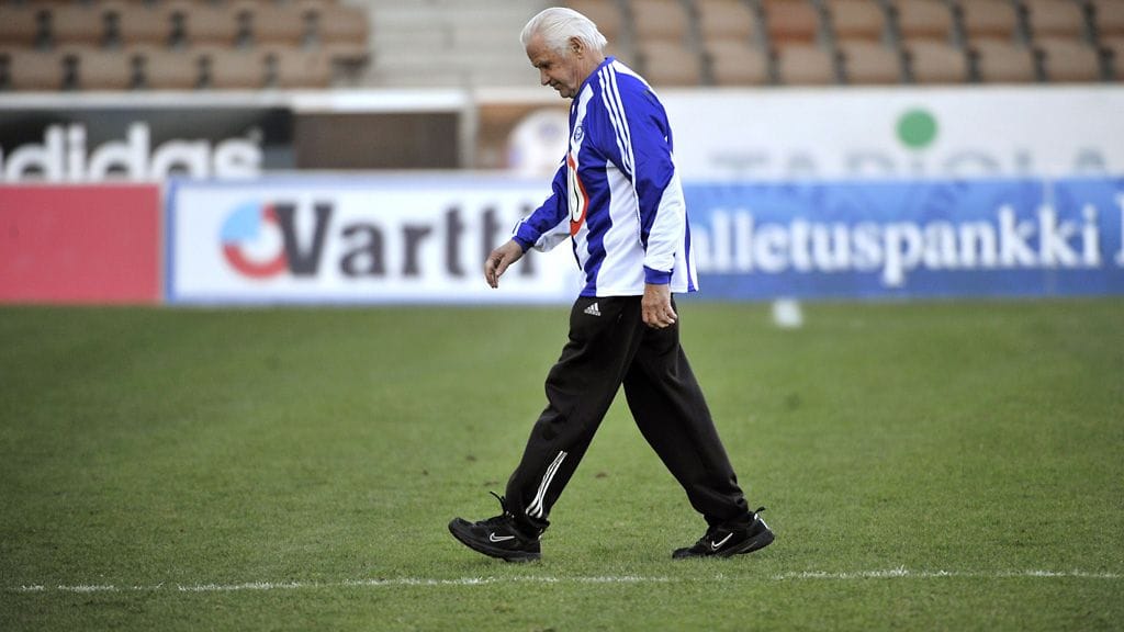 Aulis Rytkönen 80-vuotisjuhlaottelussaan vuonna 2009.