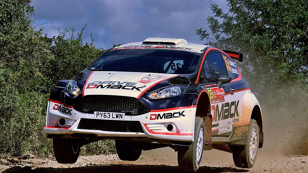 Jari Ketomaa ajaa toisena WRC2-luokassa.