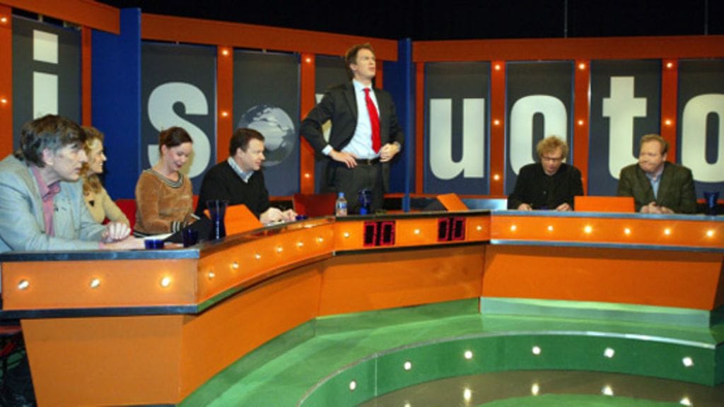 Tommy Tabermannin ja Jari Tervon joukkue kohtaa Eduskunta all stars joukkueen uutisvuodon 200. jaksossa (Kuva: Lehtikuva)