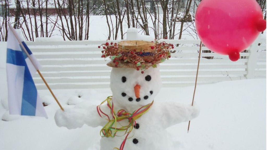 Joskus vappua vietetään +20 asteen lukemissa. Tästä vapusta ei ole tulossa sellaista. Lukijan kuva: Eero Salmikivi