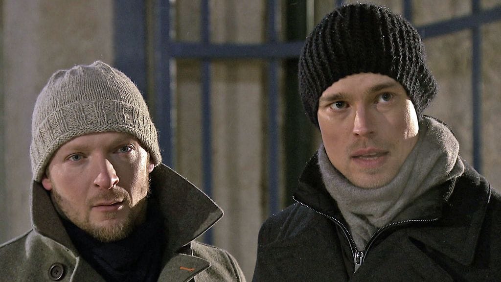 Salatut elämät - Sebastian ja Sergei (Jarkko Nyman ja Tero Tiittanen).