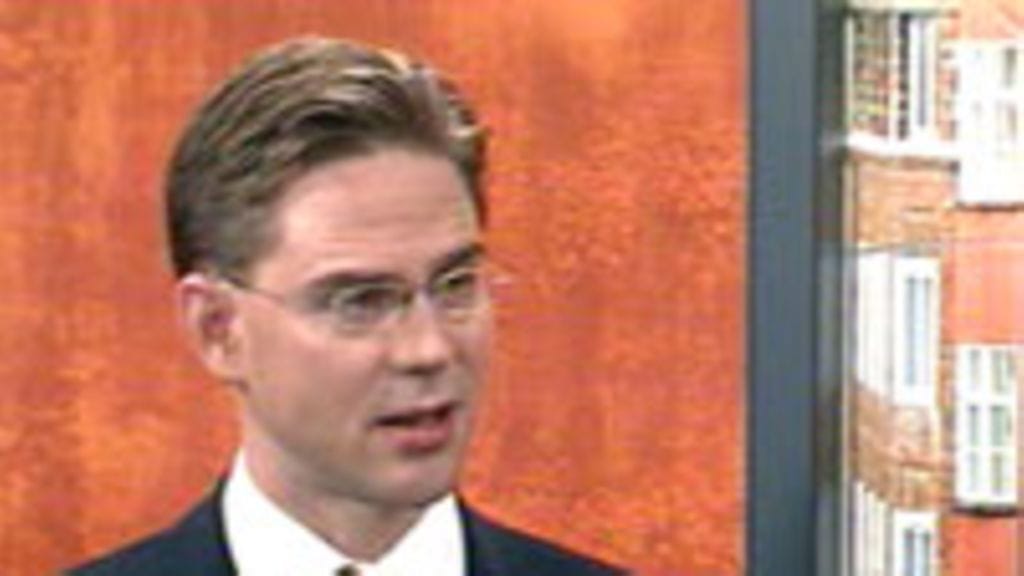 Valtiovarainministeri Jyrki Katainen.