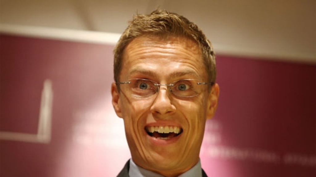 Ulkoministeri Aleksander Stubb.