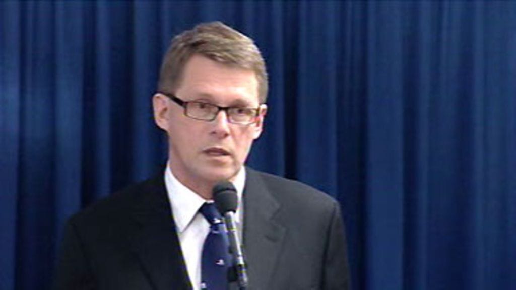 Pääministeri Matti Vanhanen (kesk.)