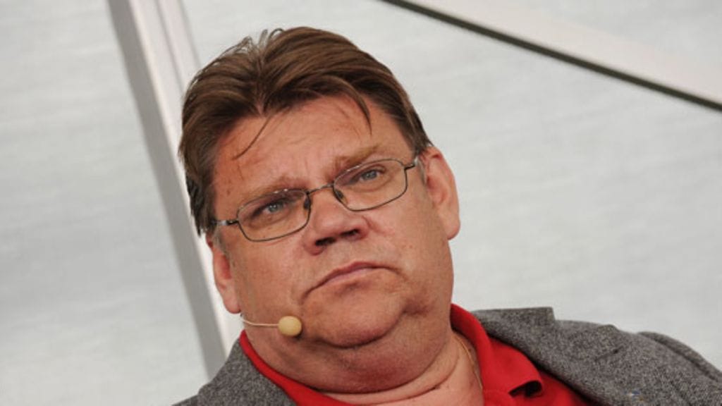 Perussuomalaisten Timo Soini.