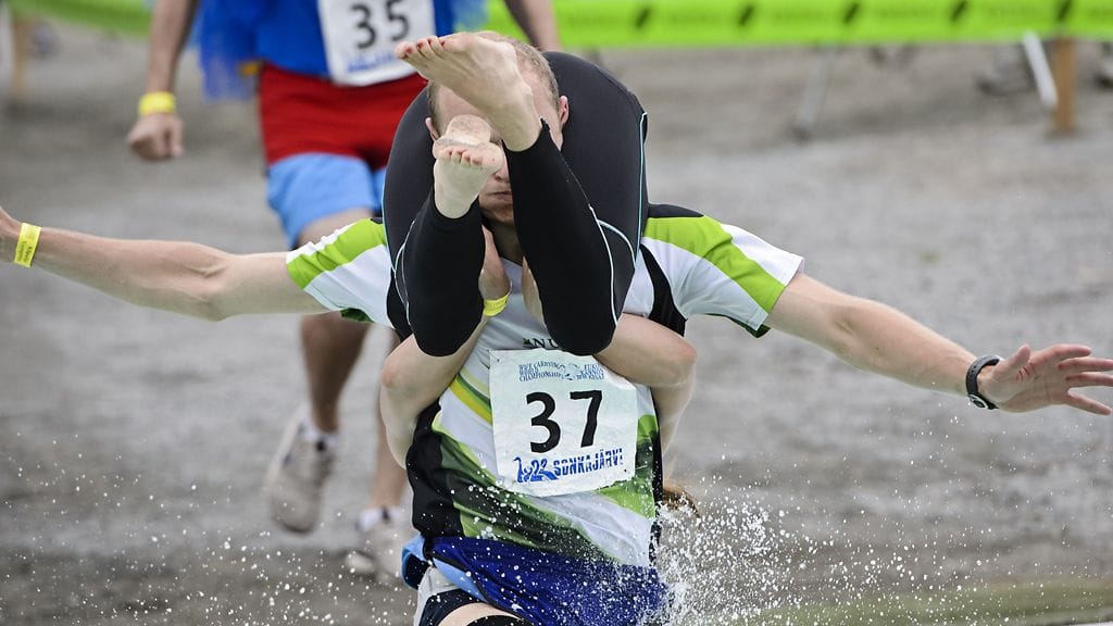 Eukonkannon MM-kilpailu ei ole helppoa.