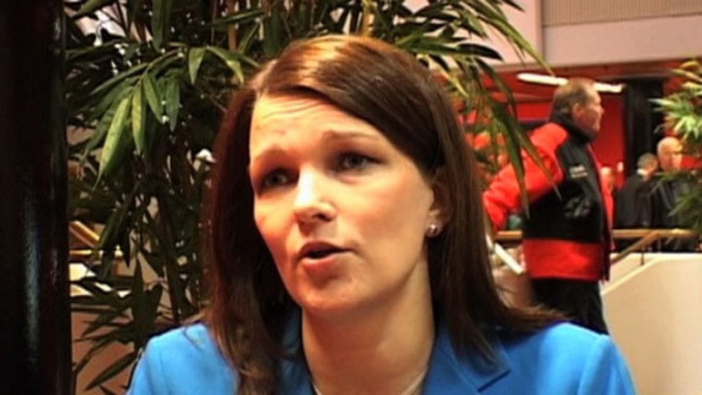 Pääministeri Mari Kiviniemi (kesk.).