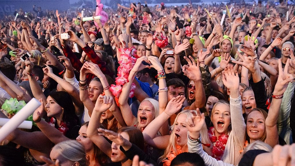 Tunnelmaa viime vuoden Weekend Festival -tapahtumasta.