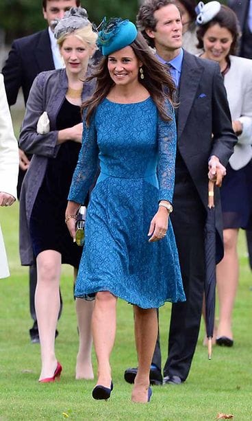 Pippa Middleton Lady Laura Marshamin ja James Meaden häissä, 2013