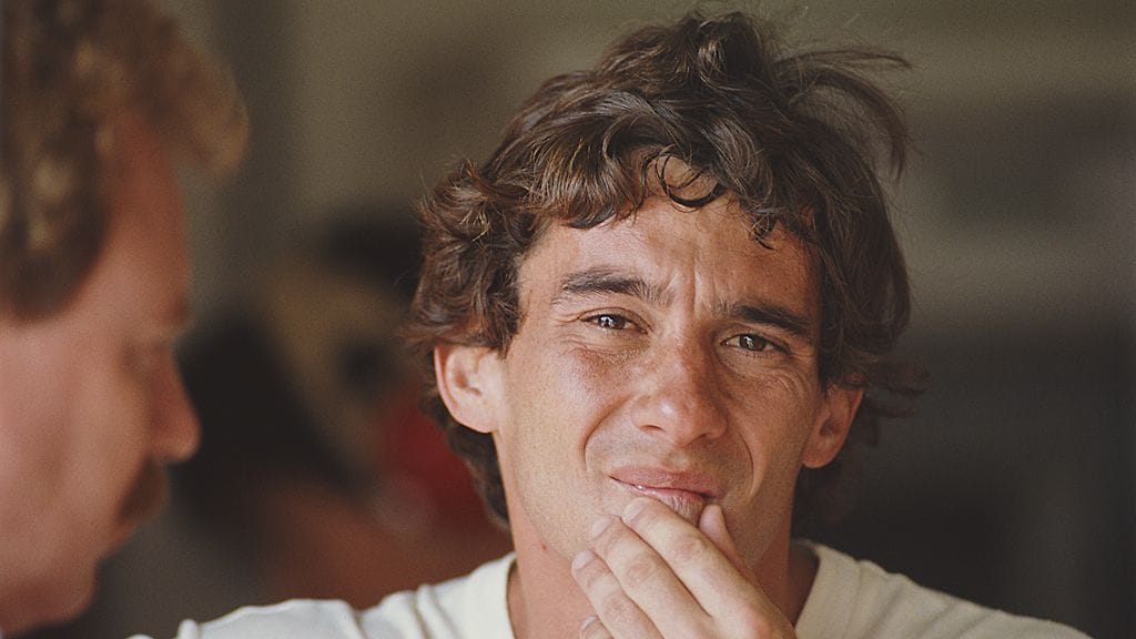 Ayrton Senna vuonna 1990.