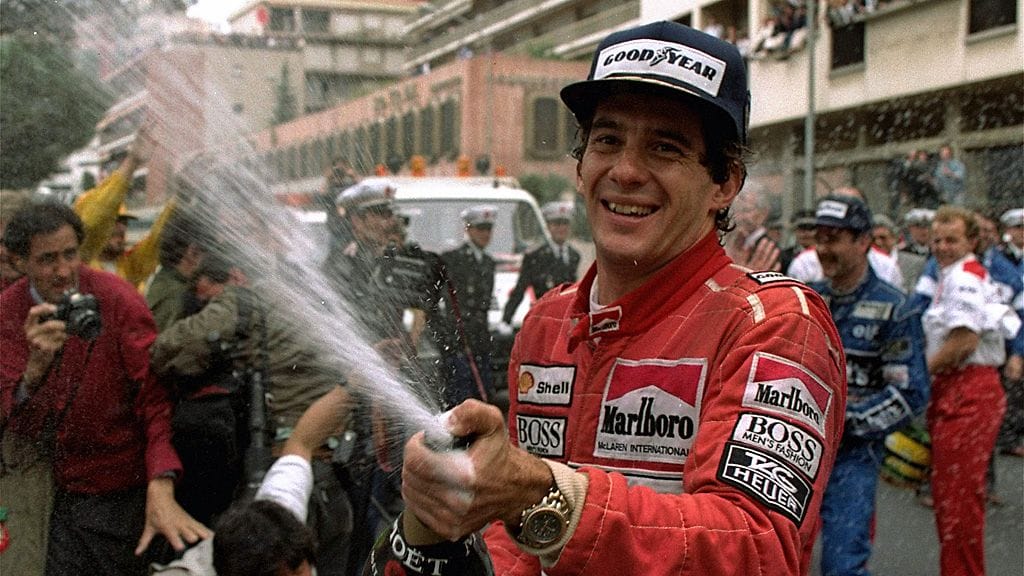 Ayrton Senna vuonna 1990