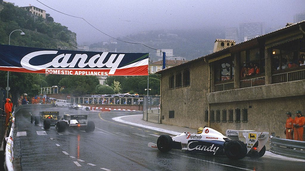 Ayrton Senna Monacon GP:ssä 1984