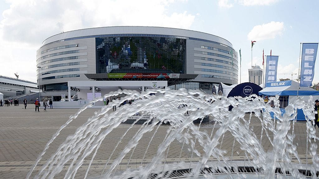 Jääkiekon MM-kisat käytiin Minskissä keväällä 2014.