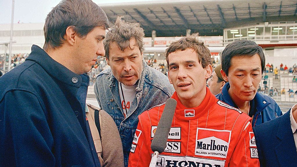 Ayrton Senna Japanin GP:ssä 1988.