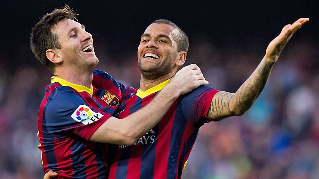 Lionel Messi ja Dani Alves