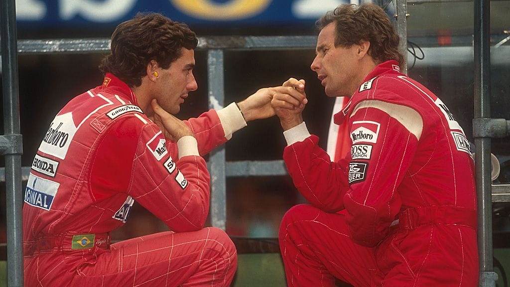 Ayrton Senna ja Gerhard Berger