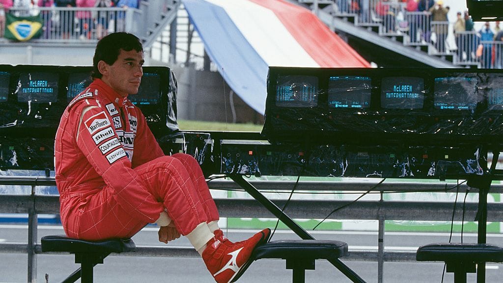 Ayrton Senna Magny-Coursissa F1-kaudella 1992.