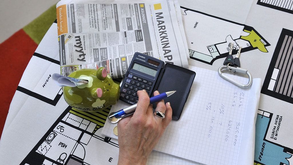 Asuntolainaa saa siten ottaa jatkossakin enintään 90 prosenttia vakuuksien käyvästä arvosta. Kuvituskuva.