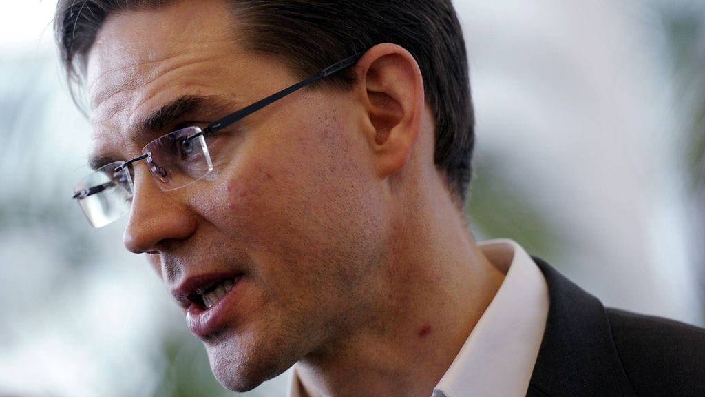 Pääministeri, puheenjohtaja Jyrki Katainen Kokoomuksen puheenjohtajapäivillä Tampereella lauantaina 17.maaliskuuta 2012.