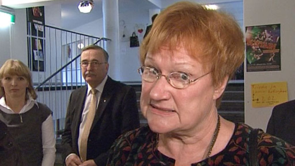 Presidentti Halonen korostaa erilaisuutta hyväksyvää ilmapiiriä. Kuva: MTV Oy