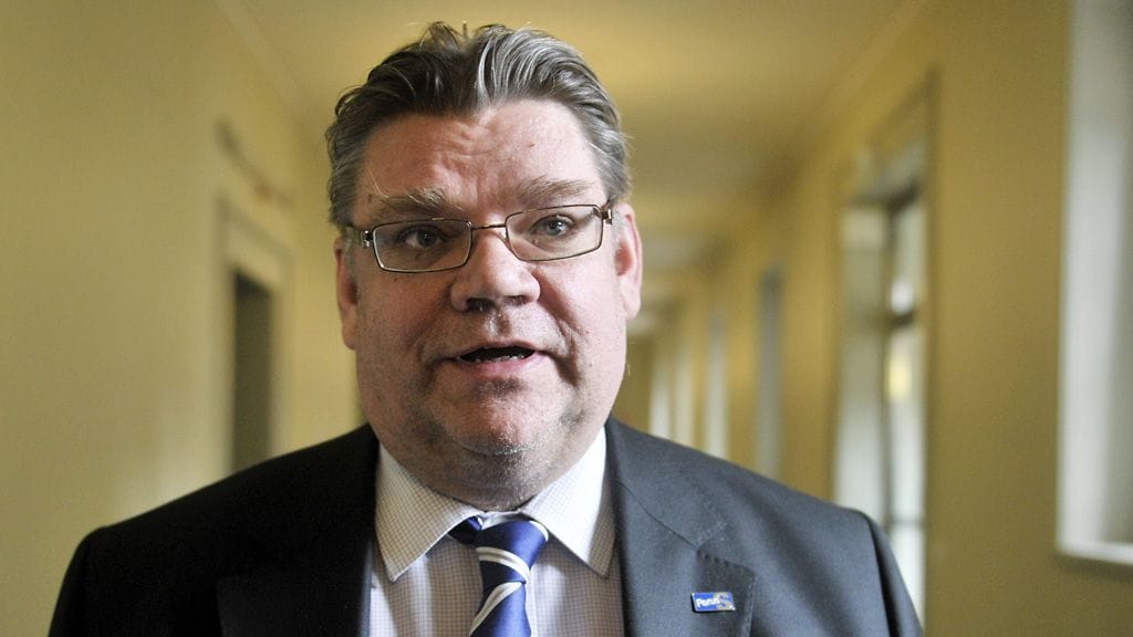 Perussuomalaisten puheenjohtaja Timo Soini