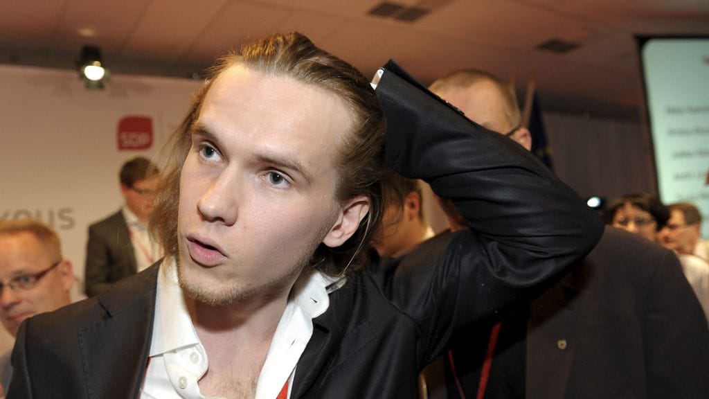 Varapuheenjohtaja Eero Vainio SDP:n puoluekokouksessa Helsingissä perjantaina 25.toukokuuta 2012. Kuva: Lehtikuva.