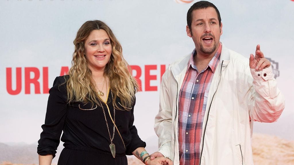 Adam Sandler näytteli tänä vuonna muun muassa Lomapainajainen-elokuvassa Drew Barrymoren kanssa.