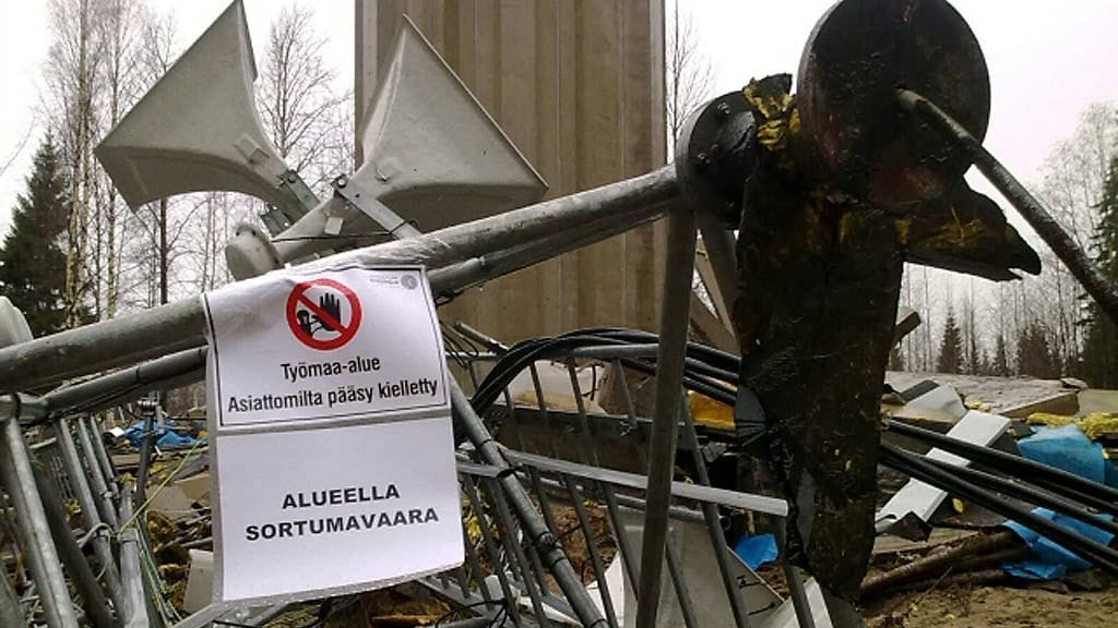 Maastoon valui kaksi miljoonaa litraa vettä.