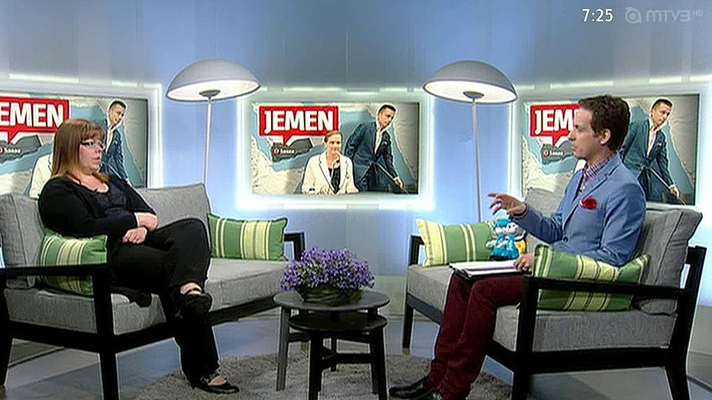 Helsingin yliopiston terrorismitutkija Leena Malkki vieraili Huomenta Suomessa.