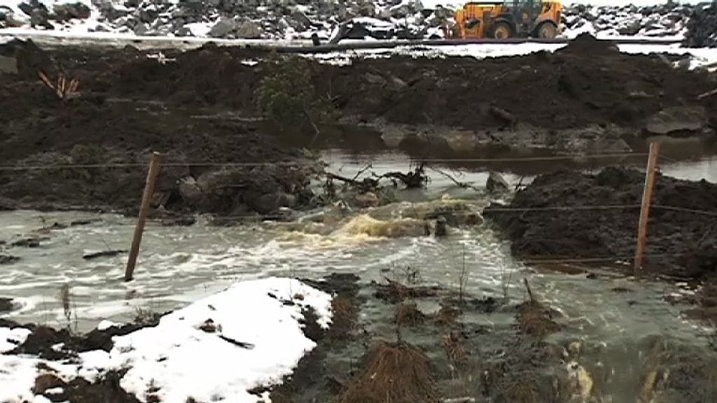 Arkistokuva Talvivaarasta.