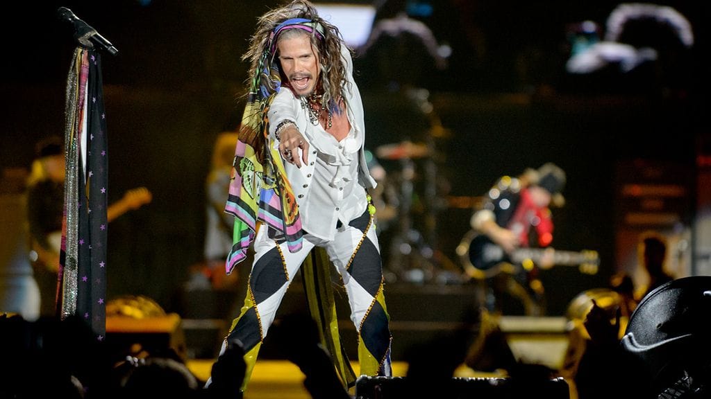 Aerosmith esiintyi Helsingin Hartwall Arenalla 30. toukokuuta 2014.