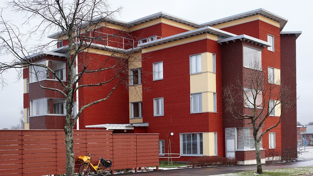 Puukerrostalo Porvoossa.
