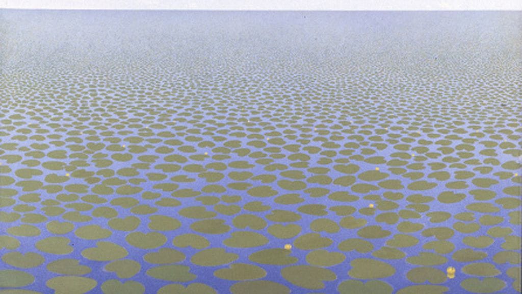 Kun meri kuolee, yksityiskohta Kimmo Kaivannon työstä. (Kuva: Lehtikuva)