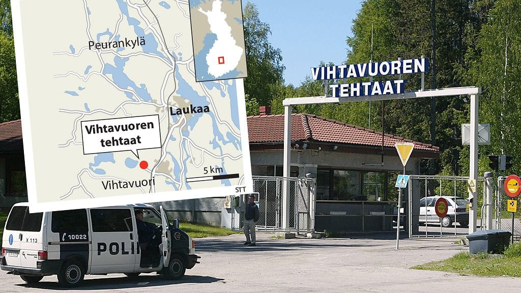 Pelastuslaitos on ottanut kontista näytteitä.